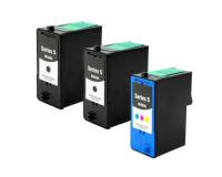 Dell R5956, R5974 2 Black & 1 Color Inks Combo Pack