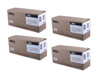 Dell P/N 9F7XK, KGGK4, 8JHXC, 84JJX Toner Cartridges Set (OEM)