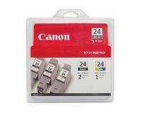 Canon BCI-24Bk, BCI-24C Black & Color Inks Value Pack (OEM 6881A039)