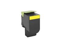 Lexmark 80C1SY0 Yellow Toner Cartridge - 2,000 Pages