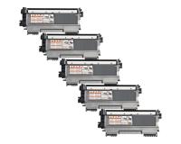 Brother DCP-7057E Toner Cartridges 5Pack - 2,600 Pages Ea.