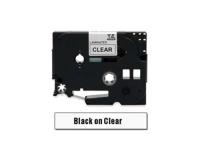 Brother P-Touch PT-1010 Black on Clear Label Tape - 0.5\"