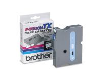 Brother P-Touch PT-35 Label Tape (OEM) 0.5\" Blue Text on White Tape