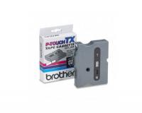 Brother P-Touch PT-400 Label Tape (OEM) 0.47\" Black Text on Clear Tape