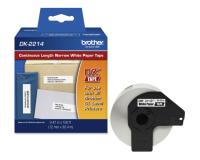 Brother QL-580N Continuous Length Paper Tape (OEM 0.47\" x 100\') Black on White