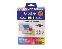 Brother IntelliFax 2580c 3-Color Ink Combo Pack (OEM) 400 Pages Ea.