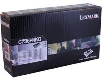 Lexmark C736H4KG Black Toner Cartridge (OEM) 12,000 Pages