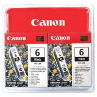 Canon i990 Black Ink Cartridges Twin Pack (OEM) 370 Pages Ea.