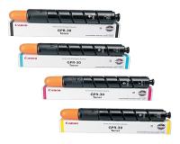 Canon imageRUNNER ADVANCE C5250 Toner Cartridges Set (OEM) Black, Cyan, Magenta, Yellow