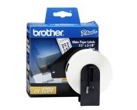 Brother DK-1204 Multi Purpose White Paper Labels - 0.66\" x 2.1\" (OEM) 400 Labels