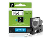 Dymo 4500 Label Tape (OEM 0.5\") Black on White Tape