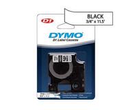 Dymo LabelMANAGER 400 Label Tape (OEM - Flexible) 3/4\" Black Print on White