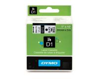 Dymo LabelWriter DUO Label Tape (OEM) 1\" Black Print on White