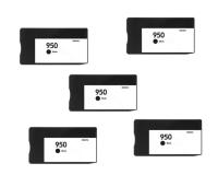 HP OfficeJet Pro 8600 Plus Black Ink Cartridges 5Pack - 2,300 Pages