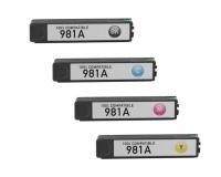 HP PageWide Enterprise Color 556dn Ink Cartridges Set - Black, Cyan, Magenta, Yellow