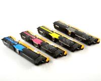 Konica Minolta BizHub C10/C10X Toner Cartridge Set - Black, Cyan, Magenta, Yellow
