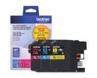 Brother LC1033PKS 3-Color Ink Combo Pack (OEM) 600 Pages Ea.
