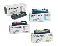 Lexmark Optra SC 1275N Toner Cartridge Set (OEM) Black, Cyan, Magenta, Yellow