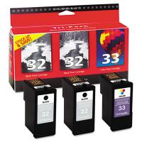Lexmark X2350 2 Black and 1 Color Ink Cartridge Combo Pack (OEM)