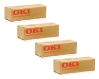 OkiData CX2633 MFP Toner Cartridge Set (OEM) Black, Cyan, Magenta, Yellow
