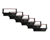 Star Micronics RC700BR Black/Red POS Printer Ribbons 6Pack - 1200000 Characters Ea.