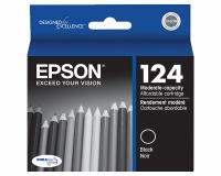 Epson T124120 Black Ink Cartridge (OEM #124) 170 Pages