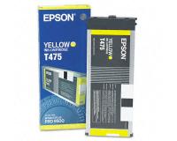 Epson Part # T475011 OEM Yellow Ink Cartridge - 220ml