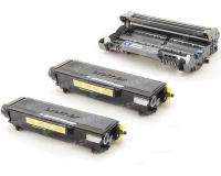 Brother MFC-8670DN Drum and (2) Toner Cartridges Combo