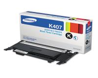 Samsung CLT-K407S OEM Black Toner Cartridge - 1,500 Pages