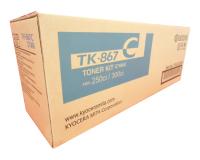 Kyocera TK-867C Cyan Toner Cartridge (OEM) 12,000 Pages (1T02JZCUS0)