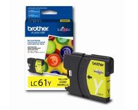 Brother Part # LC61Y Yellow OEM Ink Cartridge - 325 Pages