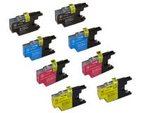 Brother LC75BK, LC75C, LC75M, LC75Y Ink Cartridges Set