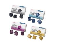 Xerox Phaser 8500 Ink Stick Four Color Set - Black, Cyan, Magenta, Yellow