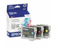 Epson Part # T060520 OEM Color MultiPack Ink Cartridge Set - Cyan, Magenta and Yellow