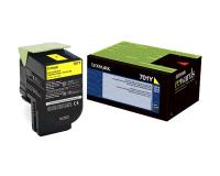Lexmark CS510DTE Yellow Toner Cartridge (OEM) 1,000 Pages