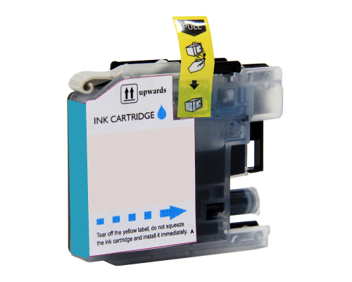 Brother MFC-J4710DW Cyan Ink Cartridge - 600 Pages -  Generic Toner, Brother-MFC-J4710DW-High-Yield-Cyan-Ink-Cartridge-