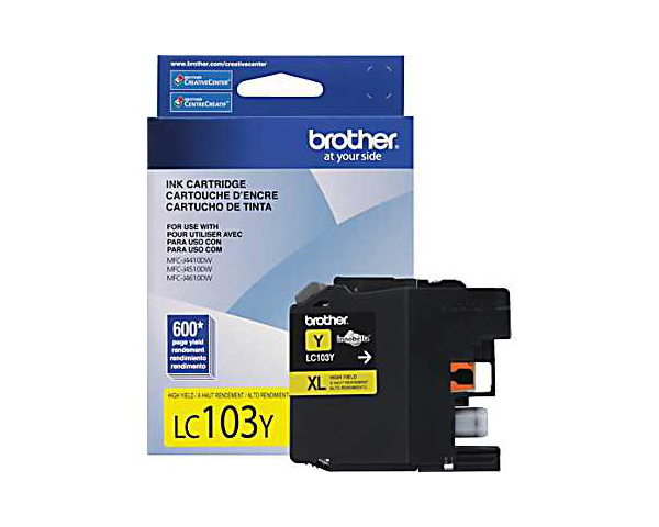 Brother MFC-J4710DW Yellow Ink Cartridge (OEM) 600 Pages -  High-Yield-ink-yellow-Brother-MFC-J4710DW