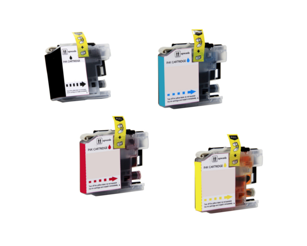 Brother MFC-J4710DW Ink Cartridges Set - Black, Cyan, Magenta, Yellow -  Generic Toner, ink-Brother-MFC-J4710DW