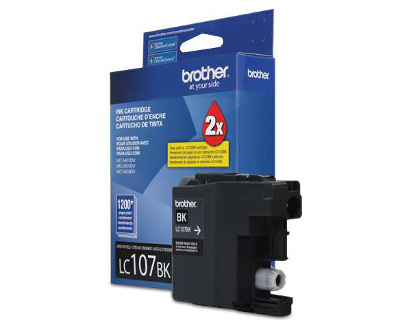 Brother MFC-J4710DW Black Ink Cartridge (OEM) 1200 Pages -  HY-LC107BK-oem-MFC-J4710DW