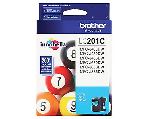 Brother MFC-J480DW Cyan Ink Cartridge (OEM) 260 Pages -  ink-cyan-Brother-MFC-J480DW