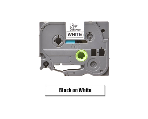 Generic Toner Black-on-White-Label-Tape-Brother-P-Touch-PT-1230P