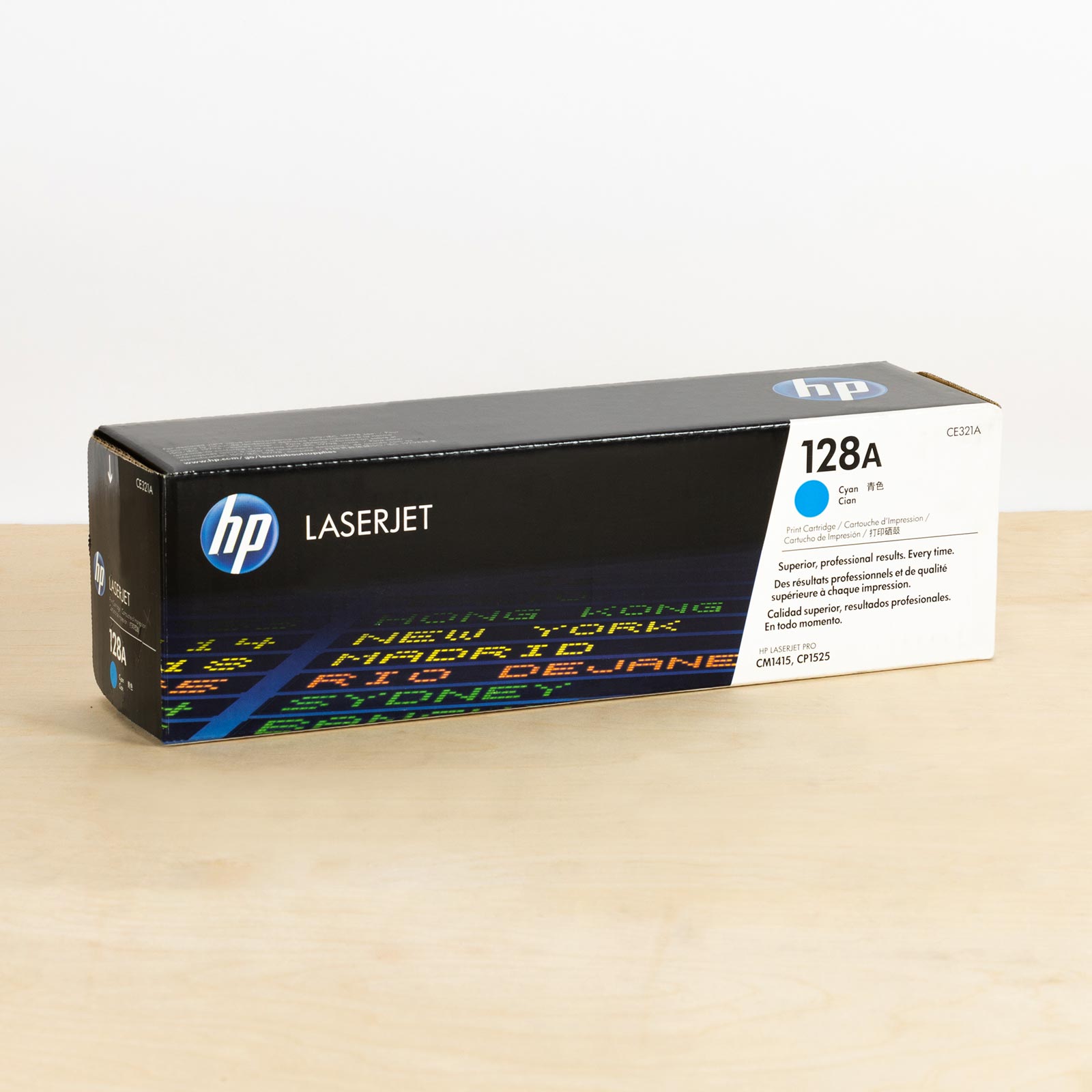 HP Color LaserJet Pro CP1525nw Cyan Toner Cartridge (OEM) -  Cyan-Toner-Cartridge-HP-Color-LaserJet-CP1525nw