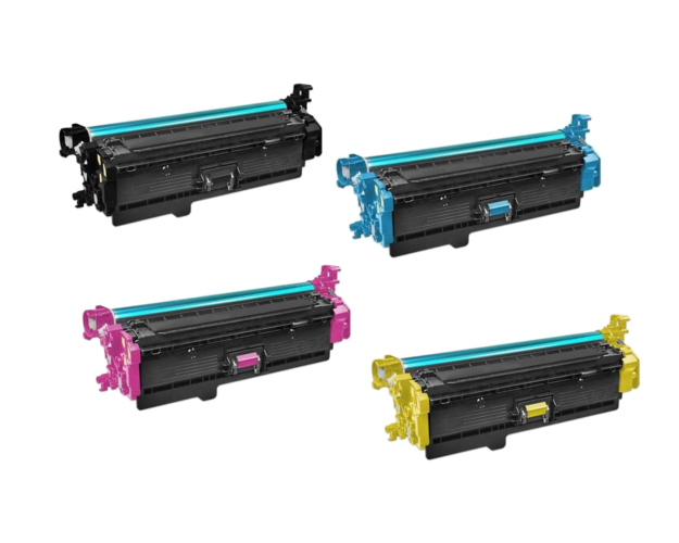 HP Color LaserJet Enterprise M553dn Toner Cartridges Set - Black, Cyan, Magenta, Yellow -  Generic Toner, toner-HP-Color-LaserJet-Enterprise-M553dn
