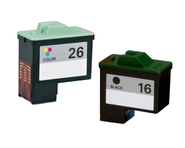 Lexmark Z611 Black & Color Inks Combo Pack -  Generic Toner, inks-Lexmark-Z611