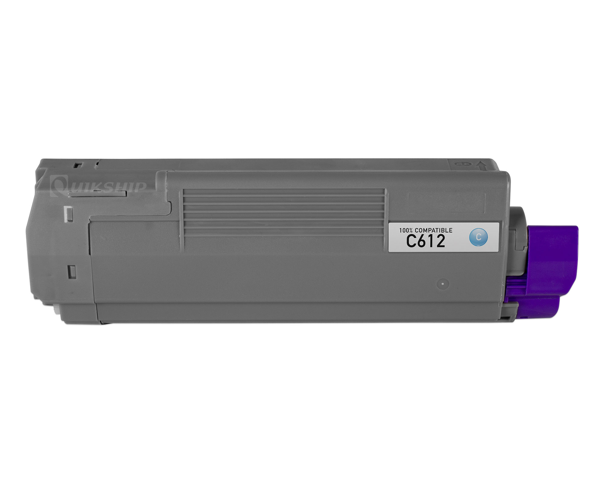OkiData C612n Cyan Toner Cartridge - 6,000 Pages -  Generic Toner, toner-cyan-OkiData-C612n