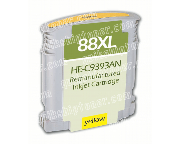 Generic Toner HP-C9393AN-(HP-88XL)-High-Yield-Yellow-Ink-Cartrid