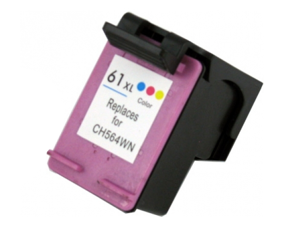 HP 61XL TriColor Ink Cartridge (CH564WN) 330 Pages -  Generic Toner, HP-CH564WN-(HP-61XL)-High-Yield-Tri-Color-Ink-Cart