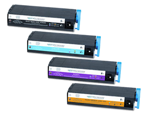 OkiData C7100/C7100n Toner Cartridges Set - Black, Cyan, Magenta, Yellow -  Generic Toner, toner-OkiData-C7100