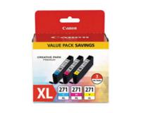Canon 0337C005 Color Ink Value Pack (CLI-271XL OEM)