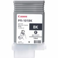 Canon PFI-101BK Black Ink Cartridge (0883B001AA) - 130 mL